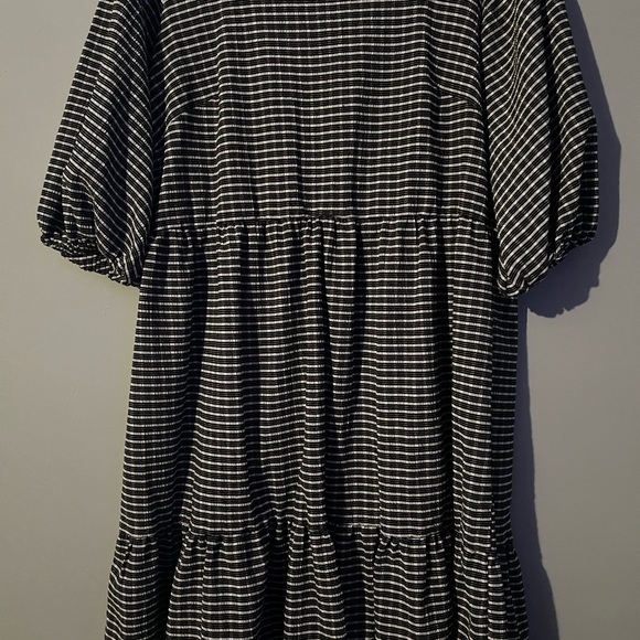 Black plaid dress - Picture 3 of 3